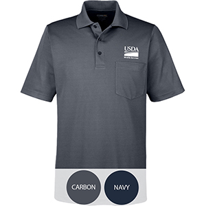 Men's Short Sleeve Performance Polo with Pocket