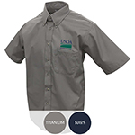 Men's Short Sleeve Poplin Shirt with Pocket