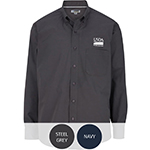 Men's Long Sleeve Lightweight Poplin Shirt with pocket